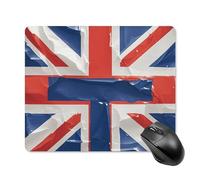 British Flag Mouse Pad - Non-Slip Rubber Base Ultra-Thin Desk Mat Waterproof & Portable Mousepad for Gaming, Office, Design 18 * 22cm