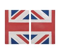 British Flag Passport Holder Personalized Passport Wallet for Women Men Travel Document Organizer Holder