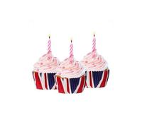 British Flag Pattern Mini Paper Cupcake Liners 100 Count