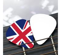 British flag Patterned guitar pick set - (thin/medium/thick), widely compatible with all kinds of stringed instruments,