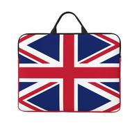 British Flag Patterned Laptop Sleeve (16.5x12.2 inches), Anti-Collision Protective Shell, Portable Handheld Design
