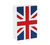 British Flag Portable Cigarette Case Holder Waterproof Flip Top Closure Card Pill Box for Men Women