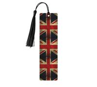 British Flag Print 5pcs Wooden Bookmark for Men Women, Bookmarks with Tassel, Bookmarks Gifts for Book Lovers