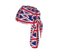 British flag Print Breathable Cycling Cap Elastic Headband Universal Stretch Yoga Running Workouts Hat