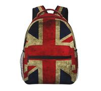 British Flag Print Casual Daily Bookbag, 20 * 29 * 40cm Durable Basic Backpack For Travel And Vacation Classics Daypack