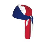 British Flag Print Head Tie Quick Drying Cycling Cap Headband Bandana, Breathable Mesh Skull Caps for Men Women Black