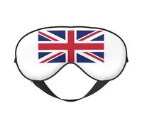 British Flag Print Sleep Mask, Soft Breathable Eye Cover for Travel, Shift Work & Meditation