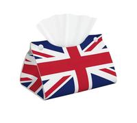 British Flag Print Tissue Oblong Box Cover Waterproof Organizer For Daily Home Room Office Decor
