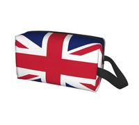 British Flag Print Travel Storage Bag for Men Women,Large Capacity Organizer Portable Toiletry Bag