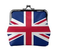 British Flag Print Vintage Leather Change Purse Elegant Small Coin Purse for Women Coin Pouch Wallet Mini