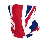 British Flag Print Winter Neck Gaiter Warmer, Soft Face Mask Scarf For Cold Weather Skiing Cycling Outdoor Sports