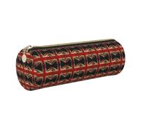 British Flag Print Women Men Pencil Case Cylindrical Lightweight Pen Pouch Office Stationery Organizer