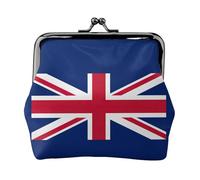 British Flag Print Women'S Kiss Lock Coin Pouch, Mini Wallet For Cards And Lipstick, Soft Compact Purse