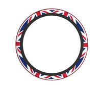 British flag Printed elastic steering wheel cover for cars, 15 inches, comfortable grip, suitable for most models