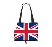 British Flag Printed pet Shoulder Bag, Suitable for Small Dogs and Cats, Shopping and Travel Dual-Purpose Bag