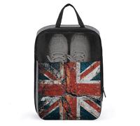 British Flag Shoe Bag for Travel Daily Use Anti-dust Storage Carrier Golf Shoe Pouch