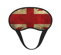 British Flag Sleep Mask for Side Sleeper Eye Mask for Sleeping Light Blocking Soft Breathable Sleep Eye Mask for Women Men Adjustable Elastic Strap Travel Nap Blackout Eye Shade Cover