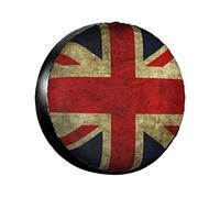 British Flag Spare Tire Cover Wheel Protectors Waterproof Dust-Proof Wheel Tire Cover 14" 15" 16" 17"