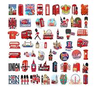 British Flag Stickers British Flag London Red Bus Stickers | Scrapbook Stationery Notebook Water Bottles Laptop Luggage Cups Skateboard