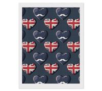 British Flag UK Flag Union Jack Diamond Painting Kits for Adults Full Square Drill Diamond Art 12"x16"
