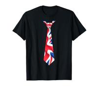 British Flag Union Jack Tie UK Empire T-Shirt