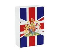 British Flag United Kingdom UK Cigarette Case Box Holder Plastic for Women Men Normal Size