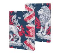 British Flag with Lion Stylish Tablet Case Compatible with ipad 2019/2020/2021(10.2in) TPU Anti-Scratch Covers