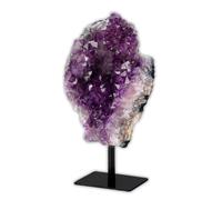 British Fossils Premium Quality Brazilian Amethyst on Stand - Luxury Home Decor