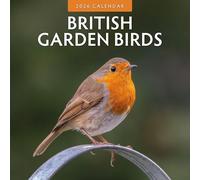 British Garden Birds - 2026 Square Wall Calendar - by Red Robin Publishing