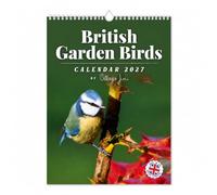 British Garden Birds 2027 Calendar - A3 Wall Calendar - Beautiful British Bird Photography - Large Monthly Date Grid - Made in the UK