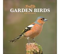 British Garden Birds Square Mini Calenda