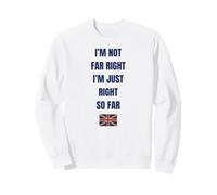 BRITISH GB UNITED KINGDOM PATRIOTS NOT FAR RIGHT UNION FLAG Sweatshirt