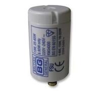 British General 70-125W FS125 Fluorescent Starter Can, White, 1 Count, 70-125W, Fluorescent