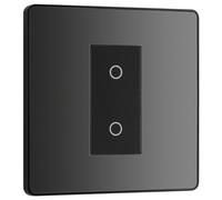 BG Evolve Black Chrome 200W Single Touch Dimmer Switch 2-Way Secondary - PCDBCTDS1B