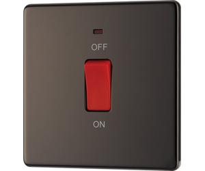 British General Bg Fbn74 Nexus Screwless Flat-Plate Double Pole Cooker Switch 45A
