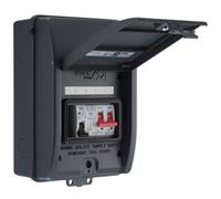 British General Bg Fortress Weatherproof Ip65, 5 Module Populated Ev Kit 100A Main Switch, 40A Mcb, Type 2 Spd