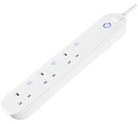 British General BG Smart! Three Socket Extension Lead with Individual Switches, 1 Metre Cable
