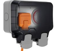 British General Bg Wp23Tm24 Nexus Storm Ip66 1 Gang 13A Time Controlled Unswitched Socket