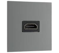 British General EMHDMIG Grey 2 Module Euro Module 1.4 HDMI Outlet