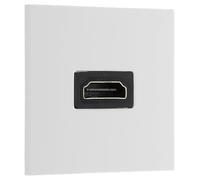 British General EMHDMIW White 2 Module Euro Module 1.4 HDMI Outlet
