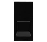 British General EMRJ11B Black 1 Module Euro Module Screw Terminal RJ11 Telephone Outlet