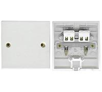 British General Flex Outlet Plate, 20A, White | SWITCHES/Socket OUTLETS Switch RANGES Electrical, 1 X Qty - 954