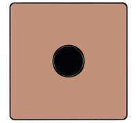 BG Dimmer Switch Evolve PCDCP81B - 200W Single 2-Way Trailing Edge LED Push On/Off Polished Copper