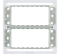 British General RFR68FP 6 and 8 Gang Grid Frame for Nexus Screwless Flat-Plate Front Plates