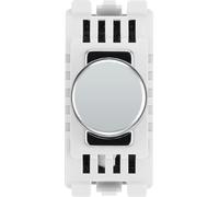 British General RPCDLT Nexus Grid Polished Chrome 2 Way 150W Intelligent Dual Mode Dimmer Module