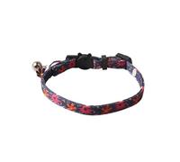British Gentleman Style Plaid Bow Tie Cat Collar with Bell, Adjustable Size 18-28cm, Handmade Stitches, Anti-Choking Safety Buckle (A13)