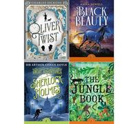 British Giants Collection by Dickens, Sewell, Doyle & Kipling: Oliver Twist, Black Beauty, Sherlock Holmes & The Jungle Book - 4 Classic Tales in the Puffin Classics Edition (4-Book Set)