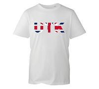 British Gift, Unity and Pride British T-Shirt, Patriotic England UK Pride Shirt, UTK Unite The Kingdom T-Shirt, Unisex Kids Adult Tee Top(White, M)