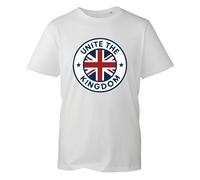 British Gift, Unity and Pride British T-Shirt, UTK Unite The Kingdom T-Shirt, Patriotic England UK Pride Shirt, Unisex Kids Adult Tee Top(White, S)