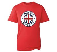 British Gift, Unity and Pride British T-Shirt, UTK Unite The Kingdom T-Shirt, Patriotic England UK Pride Shirt, Unisex Kids Adult Tee Top(Red, 2XL)